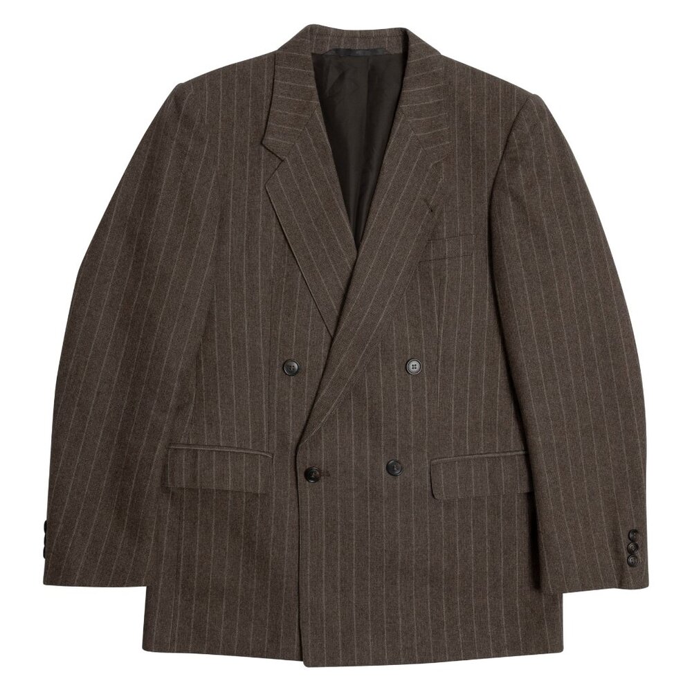 C&A Brenninkmeijer (Netherlands) 70s Vintage, Banker’s Jacket, Pinstripe Tweed